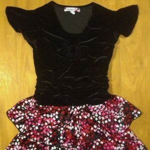 Speechless Red & Black Dress Girl's Size: 8